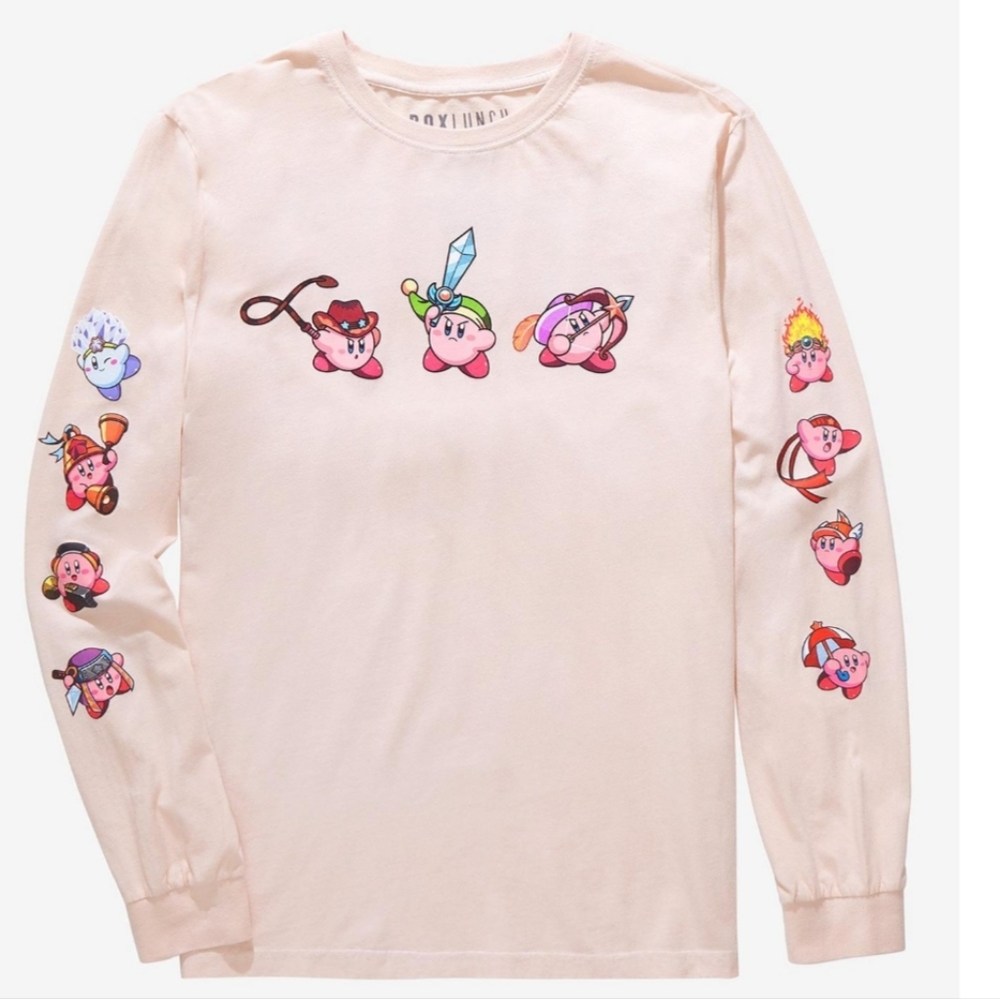 Box Lunch Kirby Long Sleeve Tee